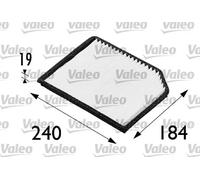 Filtro abitacolo Filtro particellare 698173 VALEO per RENAULT LAGUNA I