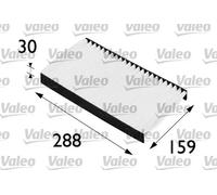 Filtro abitacolo Filtro particellare 698197 VALEO per LANCIA FIAT ALFA ROMEO