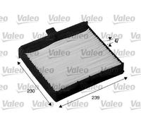 Filtro aria abitacolo Valeo ESSENTIAL 698736 Filtro particelle (polline) Protezione contro il polline, la polvere e i batteri