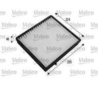 Filtro abitacolo Filtro particellare 698777 VALEO per MERCEDES-BENZ CLASSE M