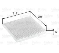 Filtro abitacolo Filtro particellare 698796 VALEO per TOYOTA SUBARU