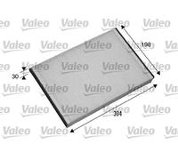 VALEO 698874 Filtro, Aria abitacolo ESSENTIAL, Filtro particelle (polline), Protezione contro il polline, la polvere e i batteri