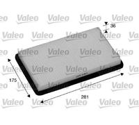 Filtro abitacolo Filtro particellare 698893 VALEO per MAZDA FORD