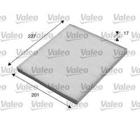Filtro abitacolo Filtro particellare 715521 VALEO per KIA HYUNDAI