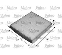 Valeo Filtro abitacolo 715540 Essential Filtro particellare per Honda Civic VIII Hatchback