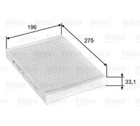 Filtro abitacolo Filtro particellare 715597 VALEO per VOLVO LAND ROVER
