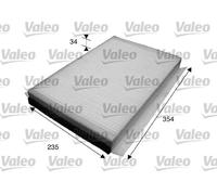 Filtro abitacolo Filtro particellare 715601 VALEO per MERCEDES-BENZ VW