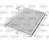 Filtro abitacolo Filtro particellare 715609 VALEO per SUZUKI GRAND VITARA I