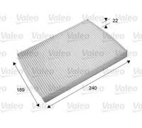 Filtro abitacolo Filtro particellare 715660 VALEO per FORD FIESTA VI ECOSPORT