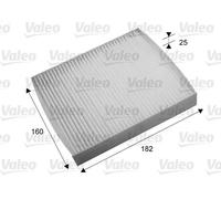 Filtro abitacolo Filtro particellare 715691 VALEO per KIA SOUL I
