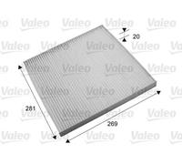 Filtro abitacolo Filtro particellare 715703 VALEO per NISSAN MURANO II