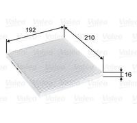 Filtro abitacolo Filtro particellare 715807 VALEO per KIA HYUNDAI