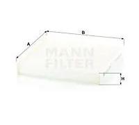 Filtro cabina MANN-FILTER CU 22 029