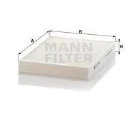 MANN-FILTER CU 2736-2 Filtro aria cabina (set da 2) - per Autovetture + veicoli commeriali