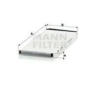 Filtro cabina MANN-FILTER CU 2916