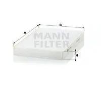 Filtro cabina MANN-FILTER CU 2952