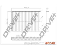 Filtro abitacolo Filtro particellare DP1110.12.0020 Drve+ per AUDI SEAT