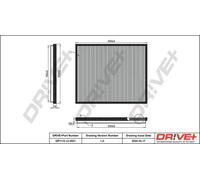 Filtro abitacolo Filtro particellare DP1110.12.0021 Drve+ per OPEL SUZUKI