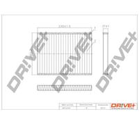 Filtro abitacolo Filtro particellare DP1110.12.0031 Drve+ per FIAT LANCIA