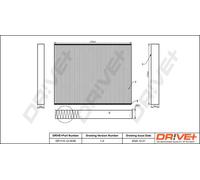 Filtro abitacolo Filtro particellare DP1110.12.0039 Drve+ per AUDI VW