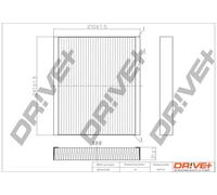 Filtro abitacolo Filtro particellare DP1110.12.0041 Drve+ per OPEL