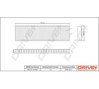 Filtro abitacolo Filtro particellare DP1110.12.0044 Drve+ per MINI MINI