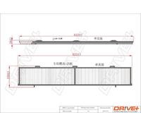 Filtro abitacolo Filtro particellare DP1110.12.0049 Drve+ per ALPINA BMW