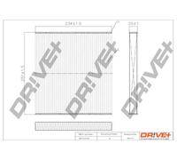 Filtro abitacolo Filtro particellare DP1110.12.0054 Drve+ per FIAT PEUGEOT OPEL