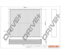 Filtro abitacolo Filtro particellare DP1110.12.0061 Drve+ per OPEL CHEVROLET