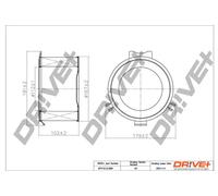 Filtro abitacolo Filtro particellare DP1110.12.0081 Drve+ per VW