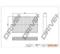 Filtro abitacolo Filtro particellare DP1110.12.0097 Drve+ per RENAULT NISSAN