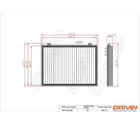 Filtro abitacolo Filtro particellare DP1110.12.0099 Drve+ per OPEL CHEVROLET
