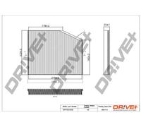Filtro abitacolo Filtro particellare DP1110.12.0102 Drve+ per FORD