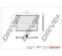Filtro abitacolo Filtro particellare DP1110.12.0104 Drve+ per RENAULT MEGANE I