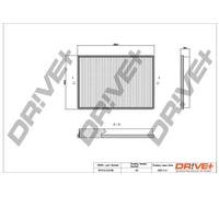 Filtro abitacolo Filtro particellare DP1110.12.0106 Drve+ per VW PASSAT B3/B4