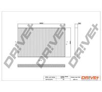 Filtro abitacolo Filtro particellare DP1110.12.0114 Drve+ per AUDI A6 C4