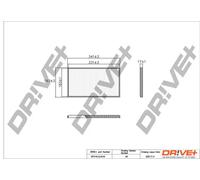 Filtro abitacolo Filtro particellare DP1110.12.0116 Drve+ per OPEL CORSA B