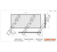 Filtro abitacolo Filtro particellare DP1110.12.0132 Drve+ per MERCEDES-BENZ VW