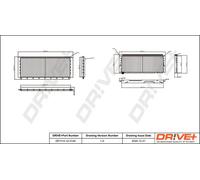 Filtro abitacolo Filtro particellare DP1110.12.0140 Drve+ per MAZDA 3