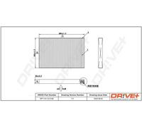Filtro abitacolo Filtro particellare DP1110.12.0148 Drve+ per IVECO