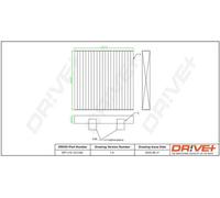 Filtro abitacolo Filtro particellare DP1110.12.0160 Drve+ per BMW ALPINA