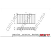 Filtro abitacolo Filtro particellare DP1110.12.0349 Drve+ per CHRYSLER