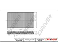 Filtro abitacolo Filtro particellare DP1110.12.0360 Drve+ per LAND ROVER