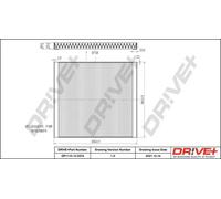 Filtro abitacolo Filtro particellare DP1110.12.0374 Drve+ per KIA HYUNDAI