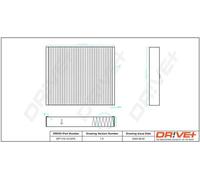 Filtro abitacolo Filtro particellare DP1110.12.0375 Drve+ per BMW ALPINA