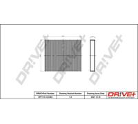 Filtro abitacolo Filtro particellare DP1110.12.0383 Drve+ per LANCIA VW