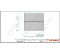 Filtro abitacolo Filtro particellare DP1110.12.0386 Drve+ per SEAT VW AUDI