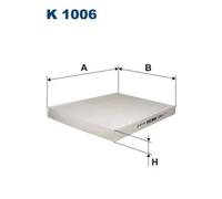 Filtro abitacolo Filtro particellare K 1006 FILTRON per VW SEAT AUDI SKODA