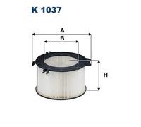 Filtro abitacolo Filtro particellare K 1037 FILTRON per VW CALIFORNIA T4 Camper