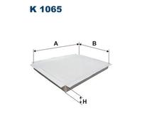 Filtro abitacolo Filtro particellare K 1065 FILTRON per MERCEDES-BENZ CLASSE A